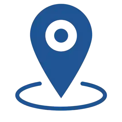 A map pin icon indicating a location